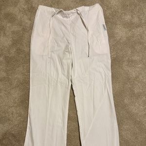 White nursing scrub pants Landau
